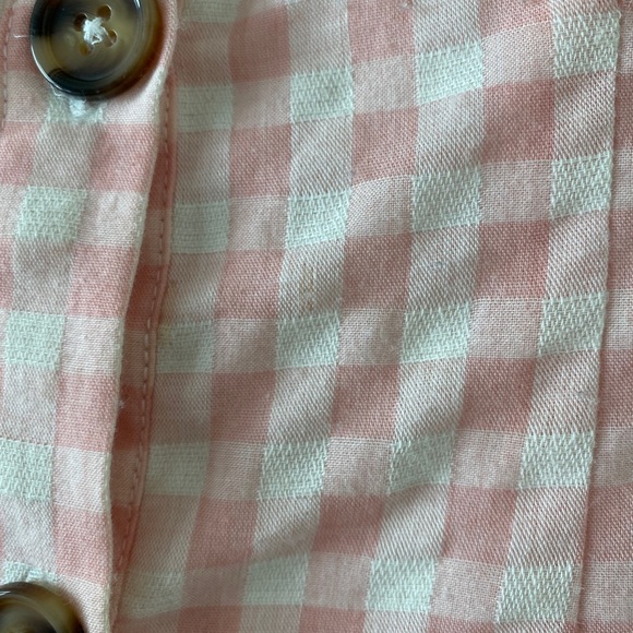 Revolve LPA Pink Puff Sleeve Button Up Dress XXS - Picture 6 of 8